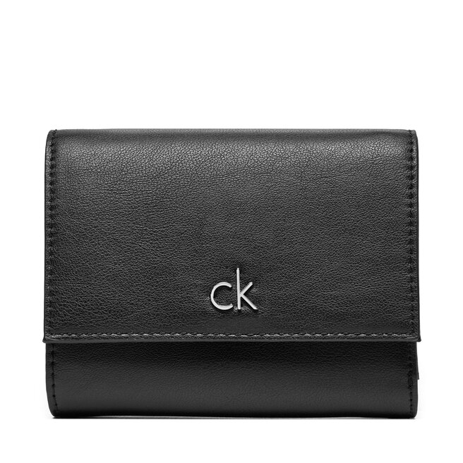 Mały Portfel Damski Calvin Klein Ck Daily Medium Trifold_Pbl - Czarny