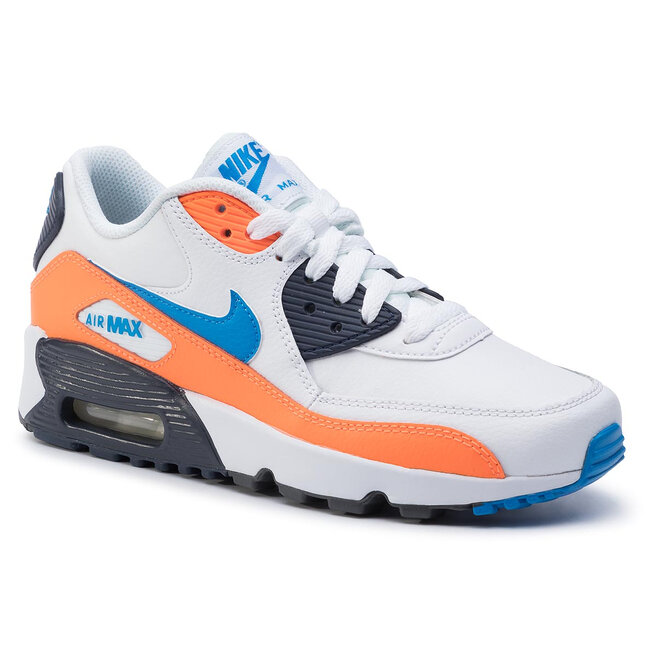 Pantofi Nike Air Max 90 Ltr GS 833412 116 White Photo Blue Total