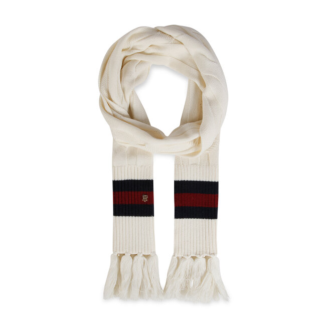Fular Tommy Hilfiger Luxe Cable Scarf AW0AW13840 YBI AW0AW13840 imagine noua gjx.ro