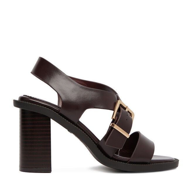 Sandały JENNY CEO-HY7750-1 Bordowy - kobiece