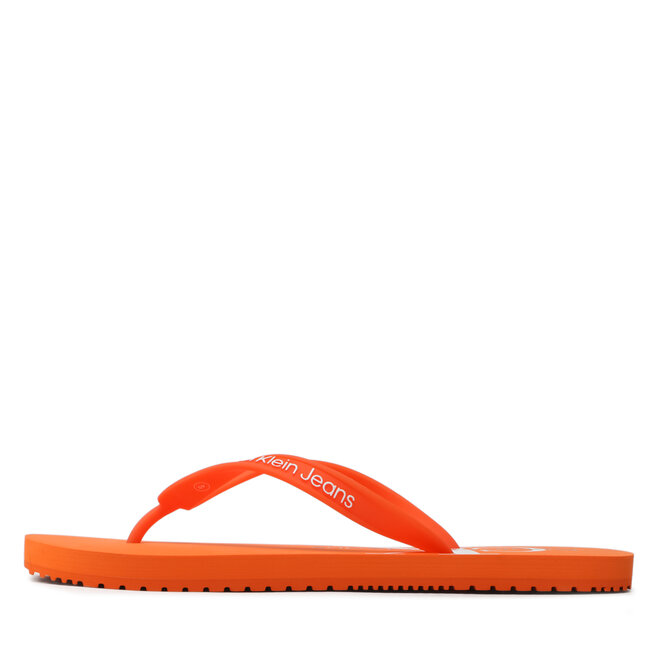Calvin Klein Jeans Infradito Calvin Klein Jeans Beach Sandal Monogram Tpu YM0YM00838 Firecracker 0JG