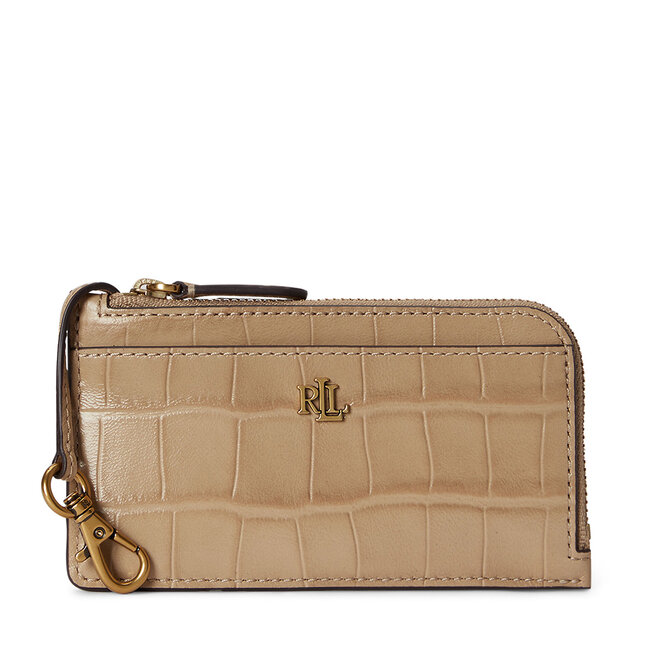 Etui na karty kredytowe LAUREN RALPH LAUREN 432P15678001 Beżowy -