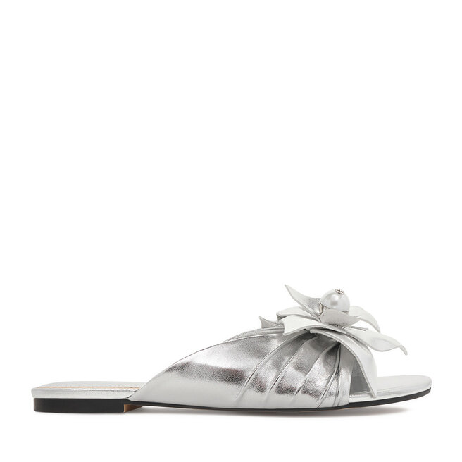 Klapki GINO ROSSI CEO-ROSE-LT-2221-1 Srebrny -