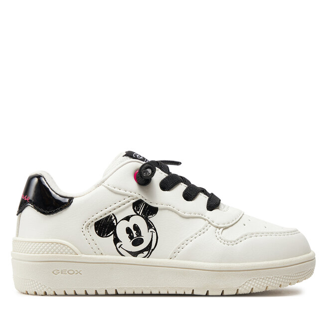 Sneakersy Geox J Washiba Girl J45HXE 000BC - S Biały