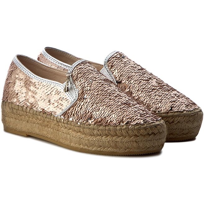 Espadrilles Patrizia Pepe 2V6955 A635 I2R8 Rose Silver de.eschuhe.ch