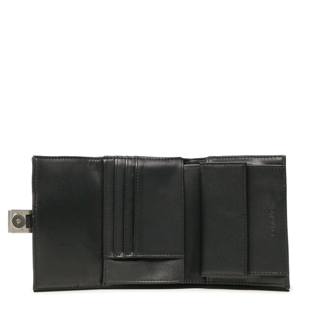 Calvin Klein Portafoglio grande da donna Calvin Klein Ck Must Plus Trifold Wallet Md K60K610490 BAX
