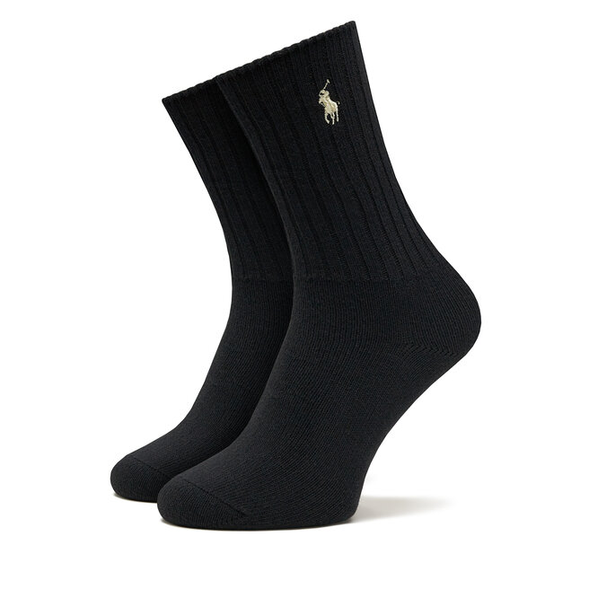 Skarpety wysokie damskie Polo Ralph Lauren - Czarny