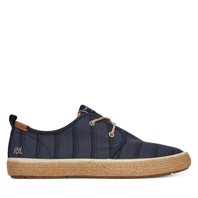 Espadryle Pepe Jeans Port Lines - Granatowy