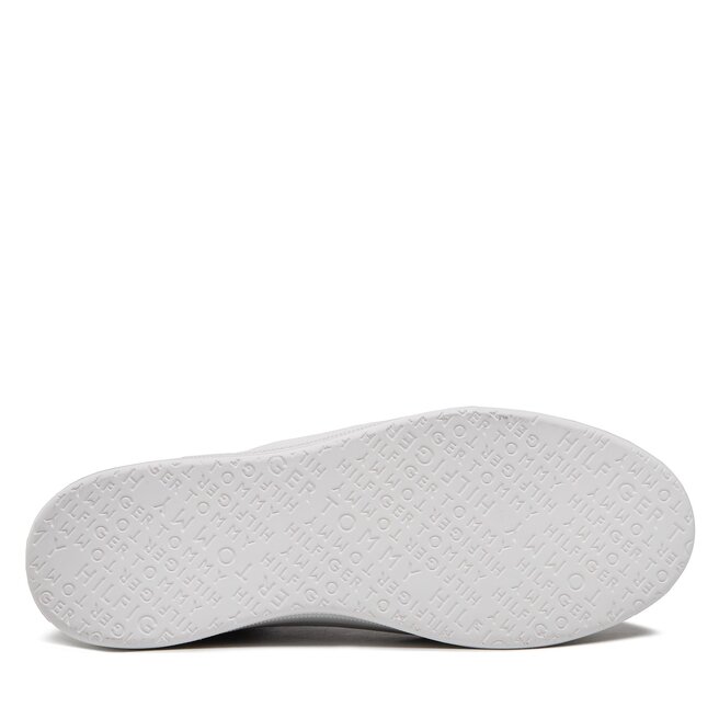 Tommy Hilfiger Сникърси Tommy Hilfiger Th Webbing Flatform Cupsole FW0FW06731 White YBR