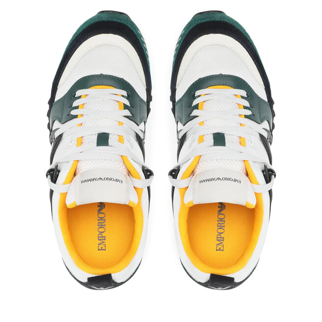 Emporio Armani Sneakersy Emporio Armani X4X555 XM996 Q842 Gren/Navy/Off Wht/Na