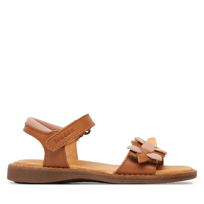Sandały Froddo Lorine Flowers G3150251-41 M Brązowy - dziewczęce