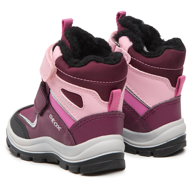 Bottes de neige Geox B Flanfil G.B Abx F B263WF 050FU C7DE8 M Burgundy Pink chaussures