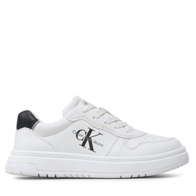 Calvin Klein Jeans Sneakers Calvin Klein Jeans Low Cut Lace-Up Sneaker V3X9-80553-1355 M White 100