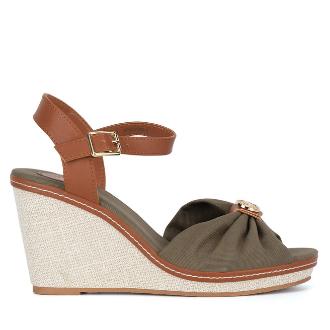 Sandały Beverly Hills Polo Club - Khaki