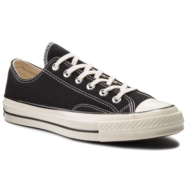 converse ox low black