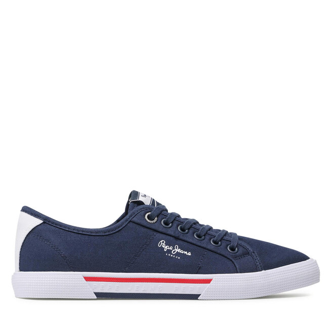 Tenisówki Pepe Jeans Brady Men Basic - Granatowy