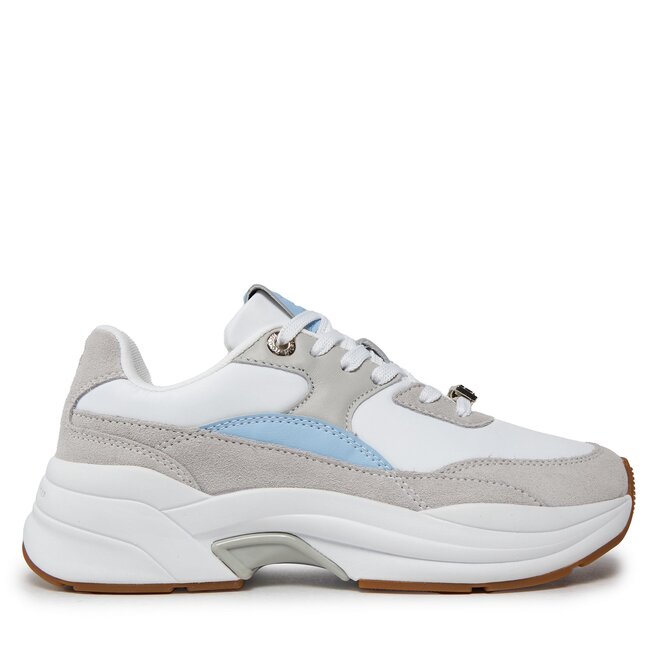 Sneakersy Tommy Hilfiger Chunky Feminine Runner Hardware - Szary