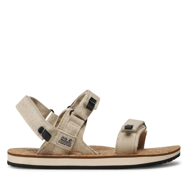 Jack Wolfskin Sandály Jack Wolfskin Ecostride 2 Sandal W 4051771 Natural/Cork