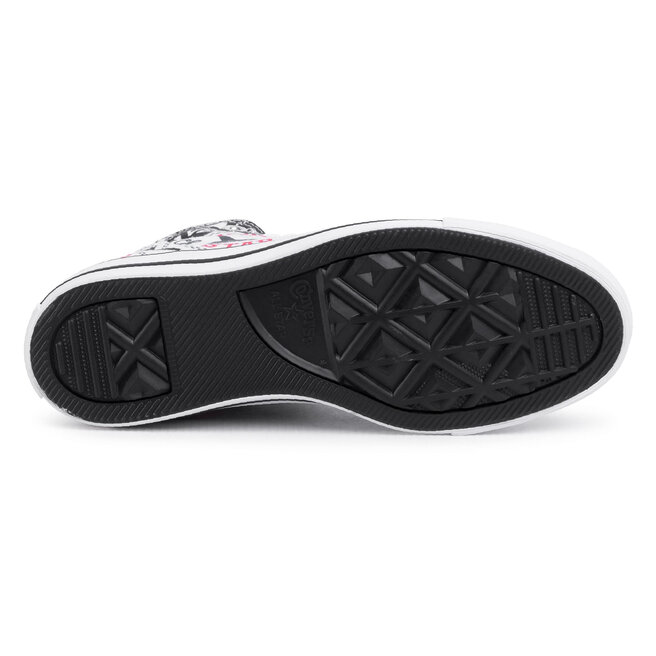 Pl tenky Converse Ctas Hi 166985C Black Multi White eobuv.sk