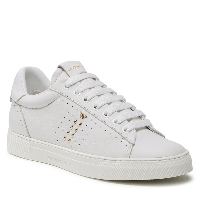 Sneakers Emporio Armani X3X162 XN853 R579 White/Gold Armani imagine noua gjx.ro