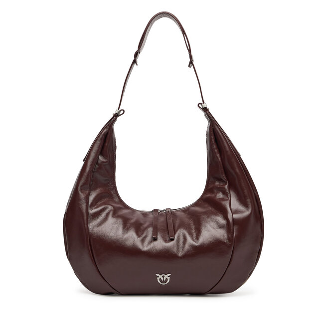 Torebka PINKO Slouchy Hobo Big PE 25 PLTT 104295 - Bordowy