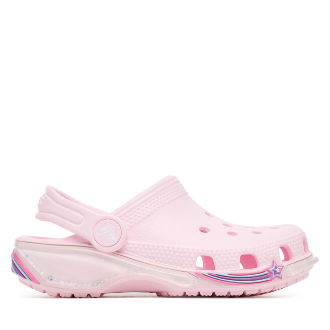 Klapki Crocs Classic Star Sparkle Shaker Clog 211620 Różowy -