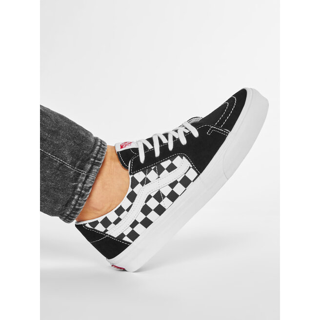 Vans Scarpe sportive Vans Sk8-Low VN0A4UUK4W71 (Canvas/Suede)Blkchckrbrd