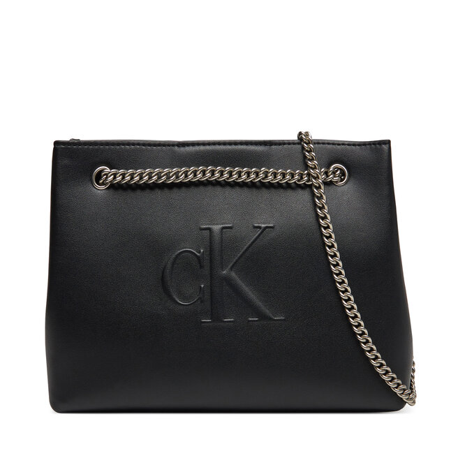 Torebka Calvin Klein Jeans Sculpted Chain Shoulder Bag - Czarny