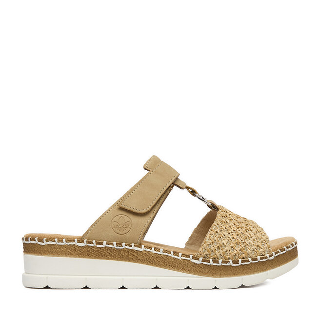 Klapki Rieker CEO-V1243-60 Beżowy -