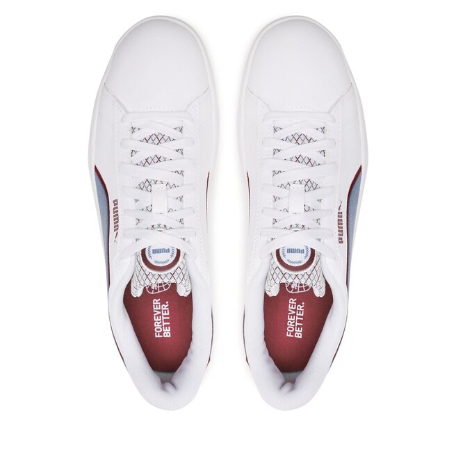 Puma Сникърси Puma Smash 3.0 Retro Prep 389376 01 Puma White/Dive/Wood Violet
