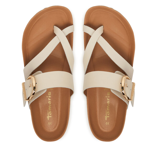 Japonki Tamaris 1-27509-46 Kremowy -