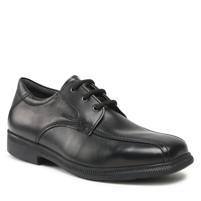 Pantofi Geox Jr Federico J52D1H00043C9999 D Black Black imagine noua gjx.ro