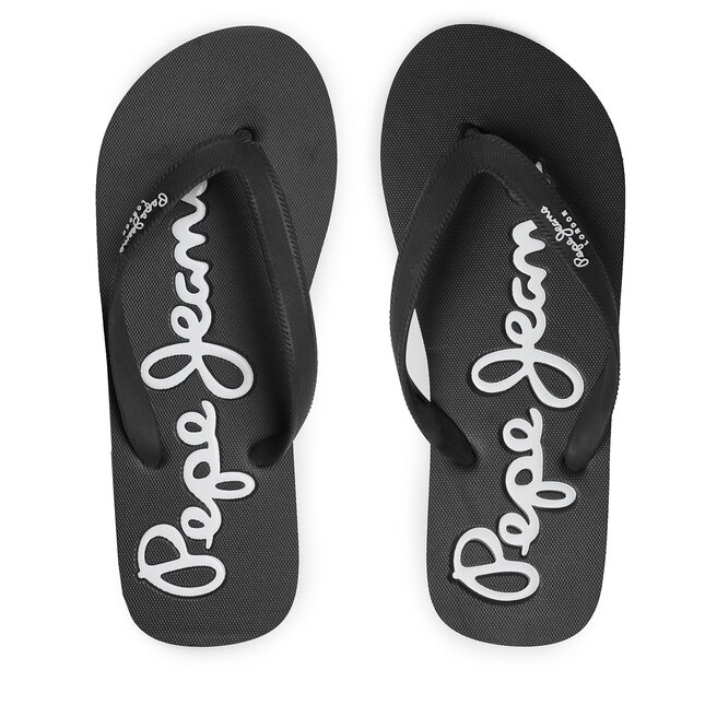 Japonki Pepe Jeans Bay Beach Basic M - Czarny