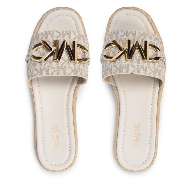 MICHAEL Michael Kors Alpargatas MICHAEL Michael Kors Izzy Slide 40S2IZFP1B Vanilla Mlti