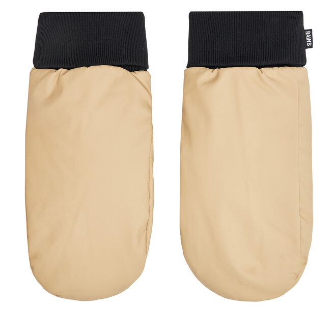 Rękawiczki Rains Alta Puffer Mittens - Beżowy