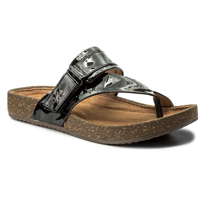 Chanclas Clarks Rosilla Durham 261325564 Black Patent Leather