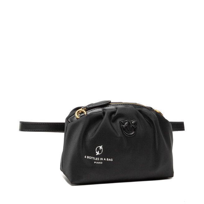 Pinko Borsetă Pinko Mini Belt Bag Recycled Nylon Fl. Pe 22 PLTT 1P22MT Y7UX Nero Limou Z99B