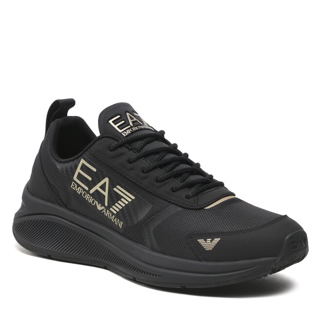 Sneakers EA7 Emporio Armani X8X127 XK305 M701 Triple Black/Gold Armani imagine noua