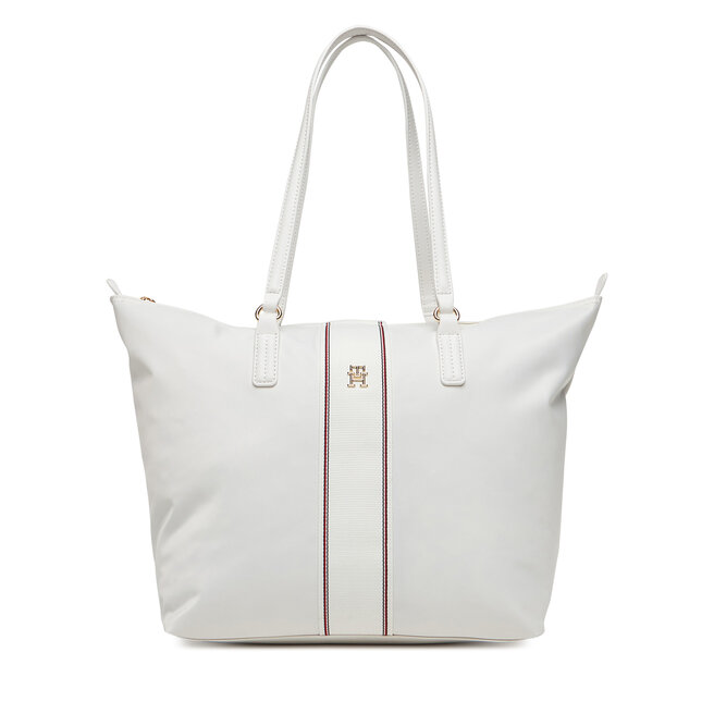 Torebka Tommy Hilfiger Poppy Tote Corp - Écru