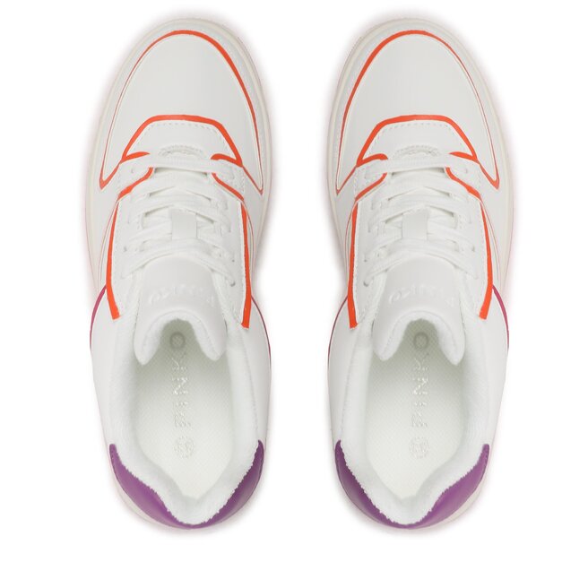 Pinko Sneakers Pinko Flamine Sneaker 20231 BLKS1 101226.A0VK Bianco/Fux ZW8