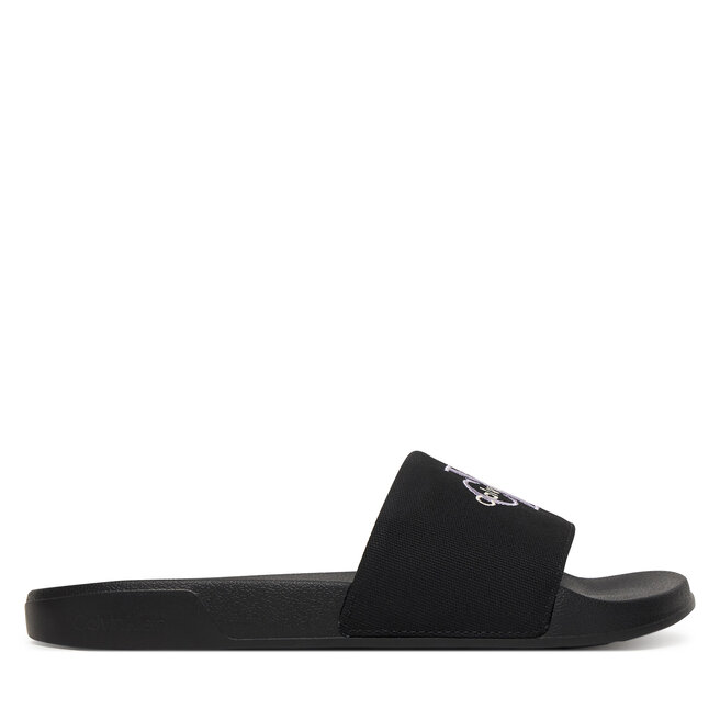 Klapki Calvin Klein Ess Slide Cv HW0HW02958 Czarny -
