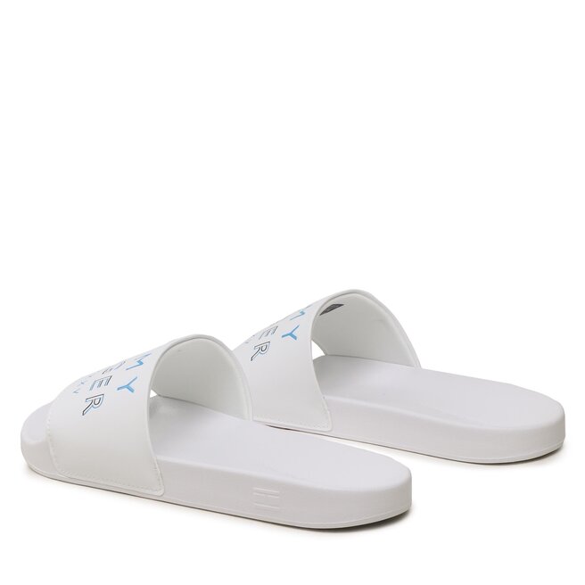 Tommy Hilfiger Șlapi Tommy Hilfiger Embossed Pool Slide FM0FM04463 White YBS