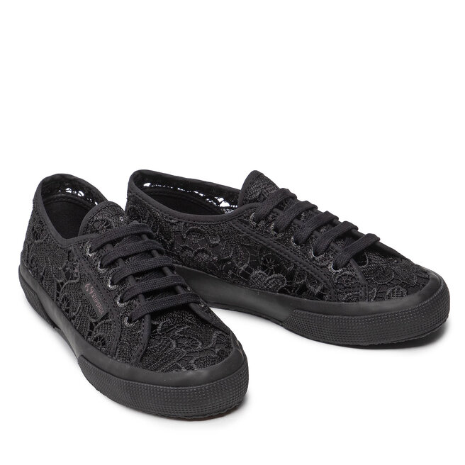 Superga macrame top sneakers
