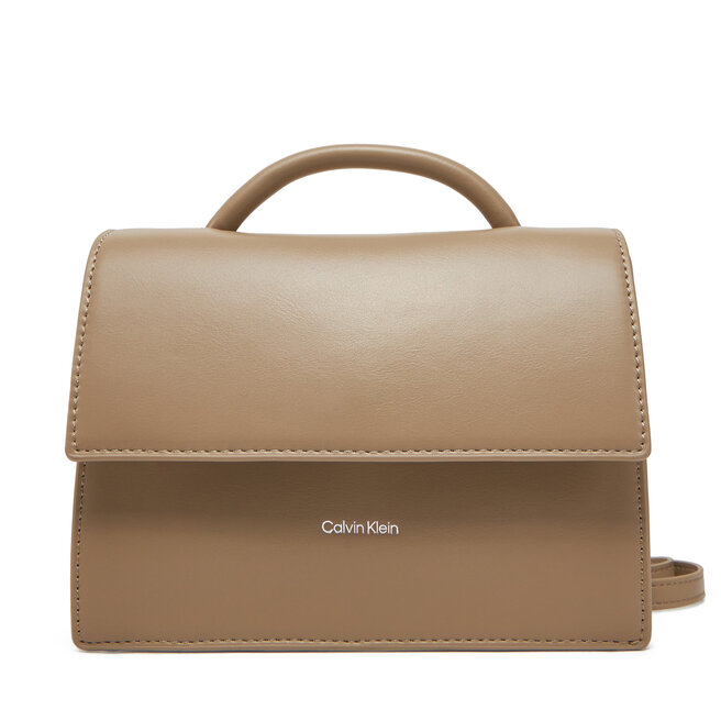 Torebka Calvin Klein Ck Linn Top Handle Crossbody - Beżowy