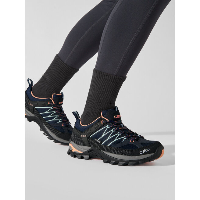 CMP Pārgājienu apavi CMP Rigel Low Wmn Trekking Shoes Wp 3Q54456 B.Blue/Giada/Peach 92AD