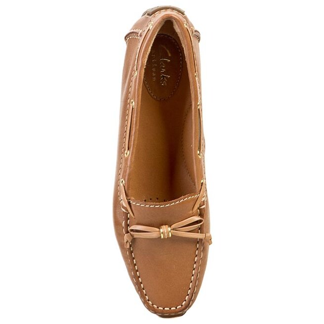 Clarks Dunbar Groove 261086664 Tan Leather obuvki.bg