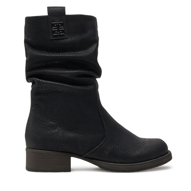 Botki Rieker Z9583-00 Czarny - kobiece