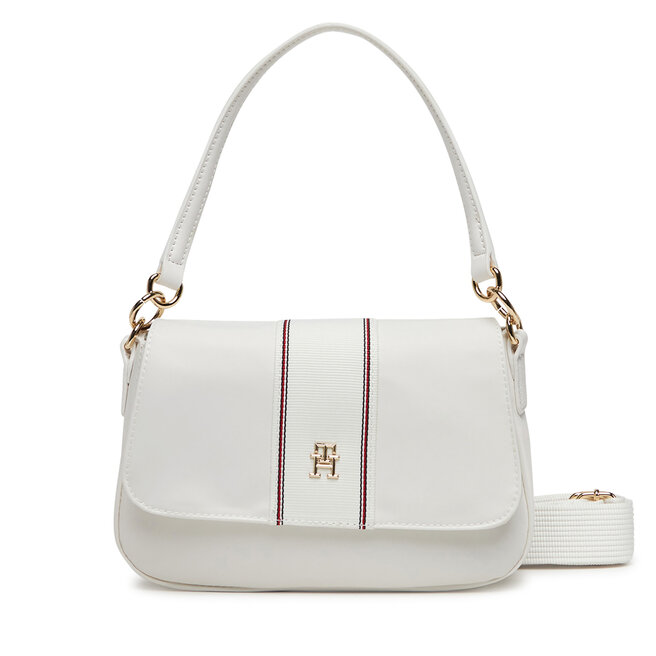 Torebka Tommy Hilfiger Poppy Conv. Crossover Corp - Biały