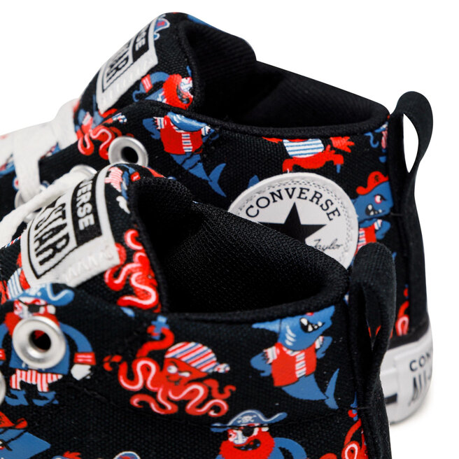 Converse Кецове Converse Ctas Street Mid 672732C Black/Dk Marina Blue