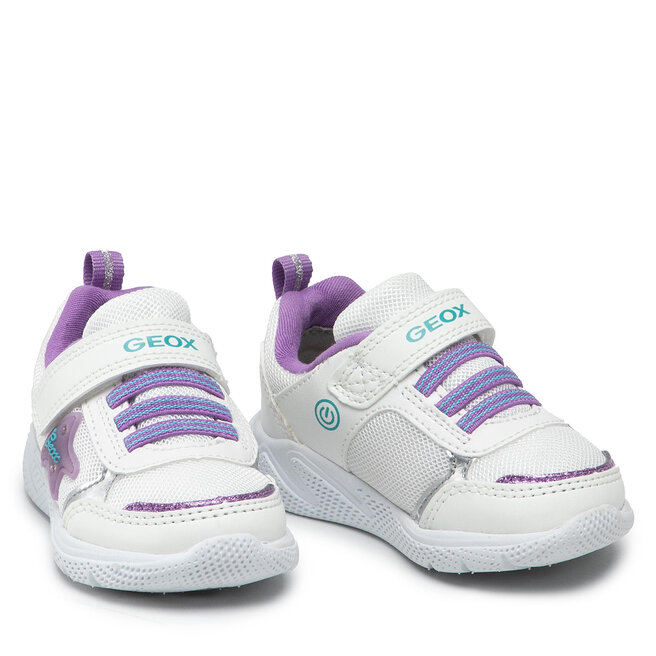 Geox Сникърси Geox B Sprintye G.D B254TD 01454 C0761 M White/Lilac